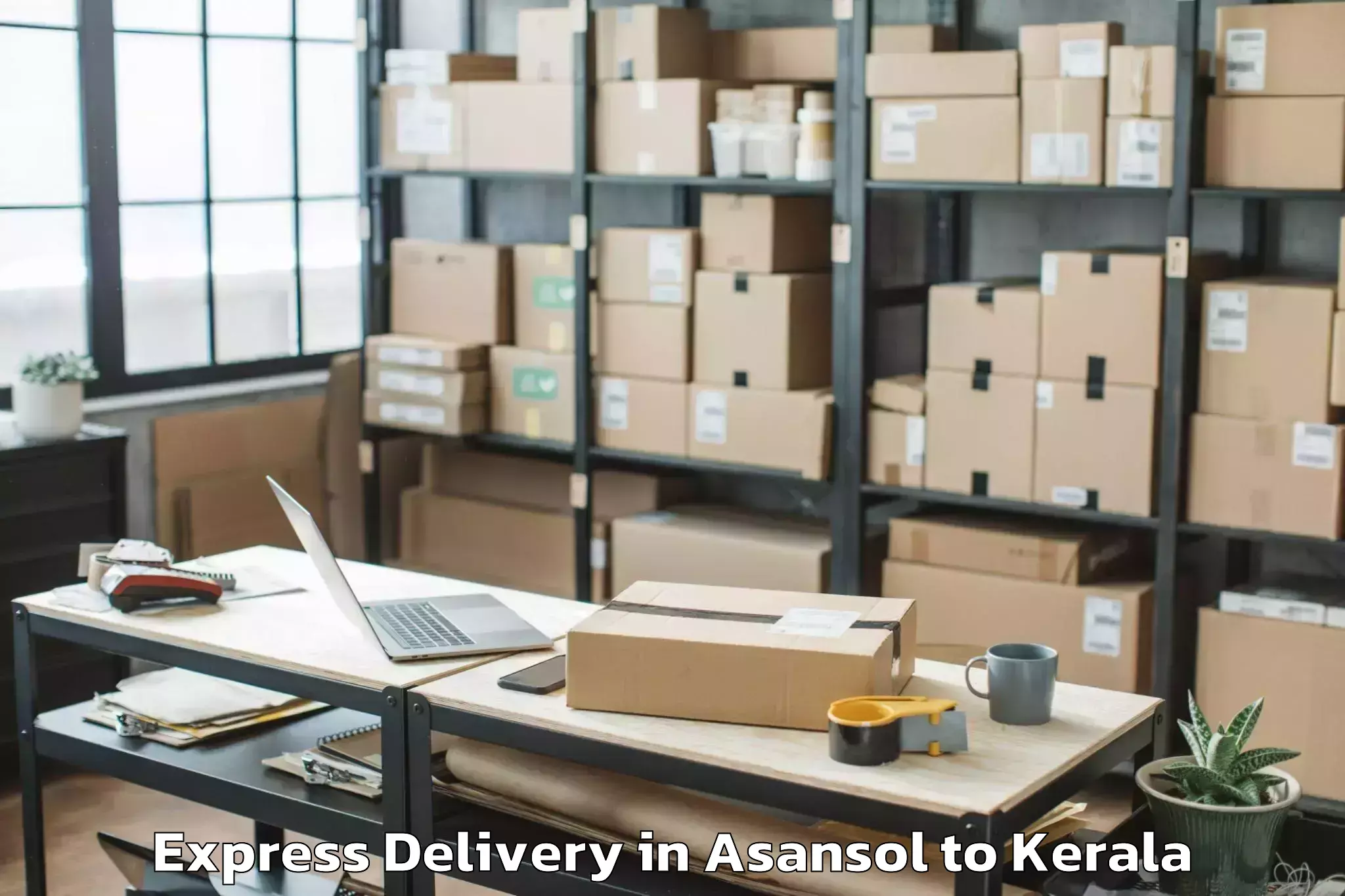 Quality Asansol to Paravur Tekkumbhagam Express Delivery